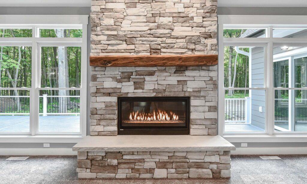 Greystone Building Company - Multi-Generational - Fireplace View